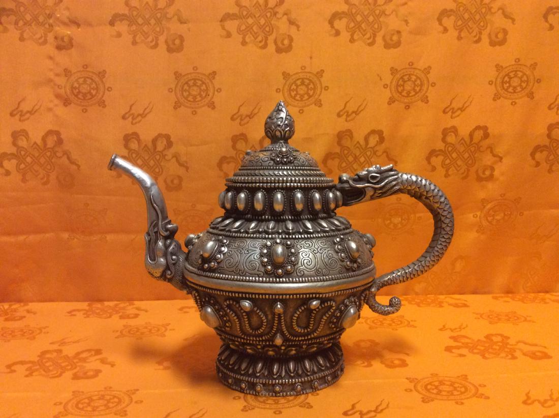 Old Tibetan Tea Kettle. (1 of 2)