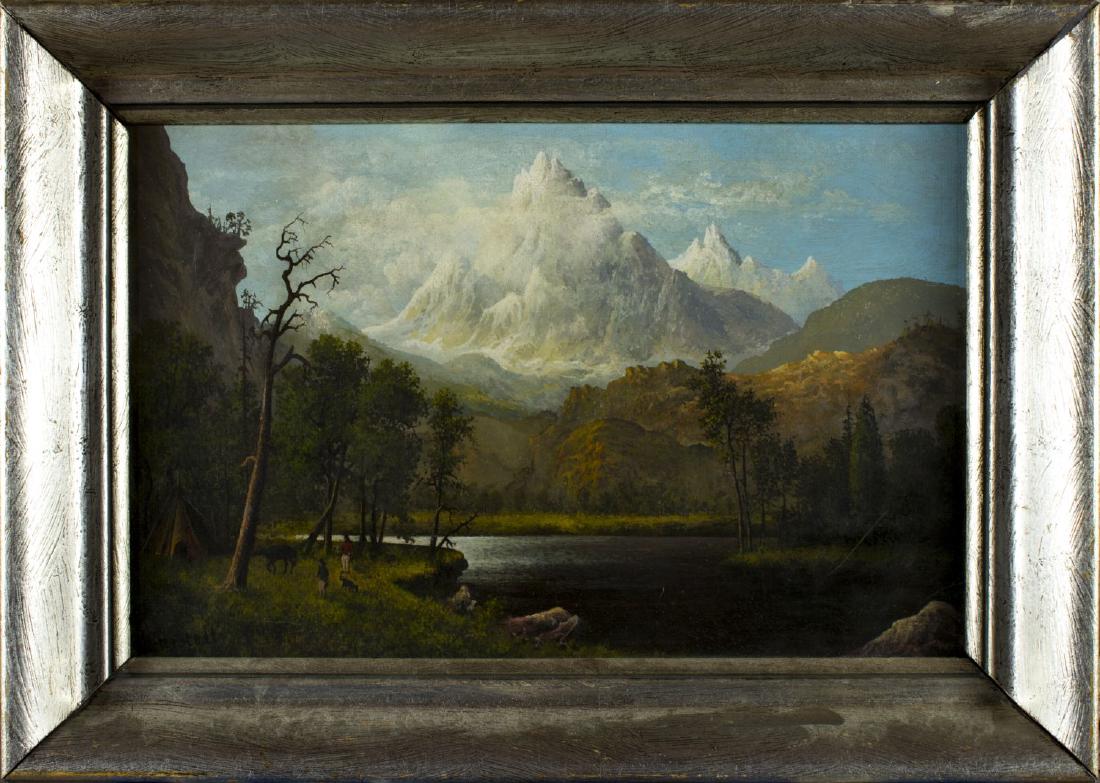 Albert Bierstadt (american, 1830 - 1902) oil on board (1 of 10)