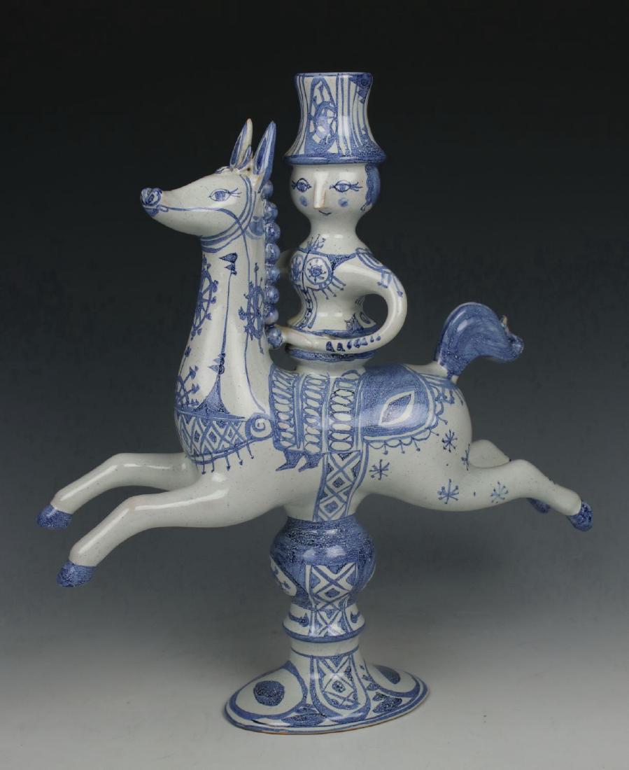 Bjorn Wiinblad figurine L4 "Man on Horse" (1 of 10)