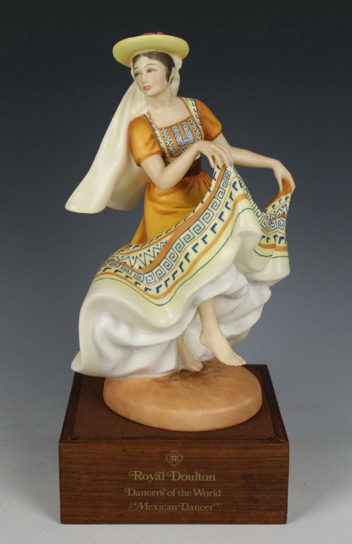 Royal Doulton Figurine "Mexican Dancer" LE: MANUFACTURE: Royal Doulton (ENGLAND) NAME: Mexican Dancer NUMBER: HN2866 SERIES: Dancers of the World ISSUED: 1979 LIMITED EDITION: 734 of 750 DESIGNED: M. Davies CONDITION: Excellent. No chips, no cr
