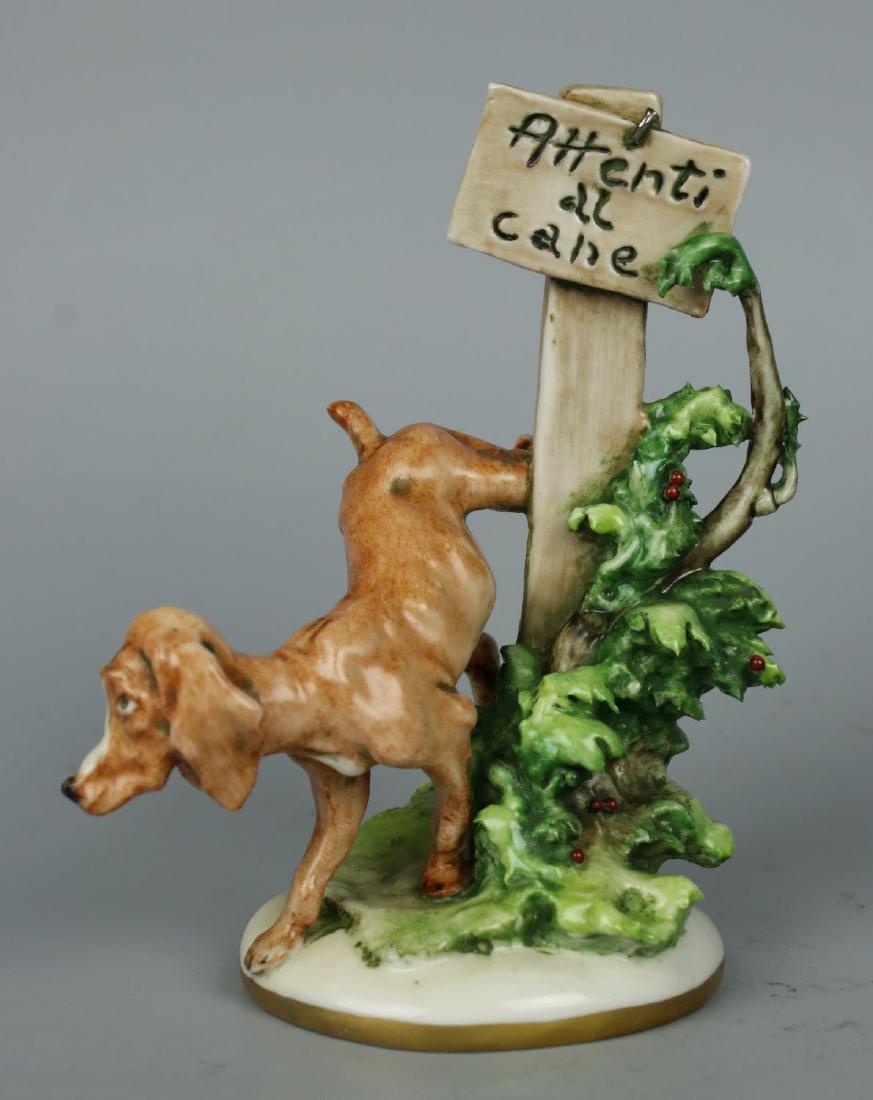Capodimonte Guiseppe Cappe Figurine "Beware of Dog" (1 of 10)