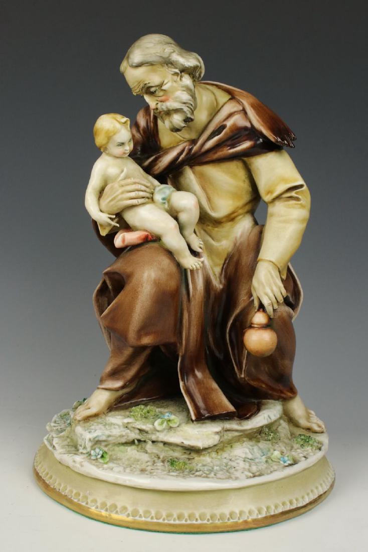 Capodimonte Antonio Borsato Figurine "Saint Joseph And (1 of 10)
