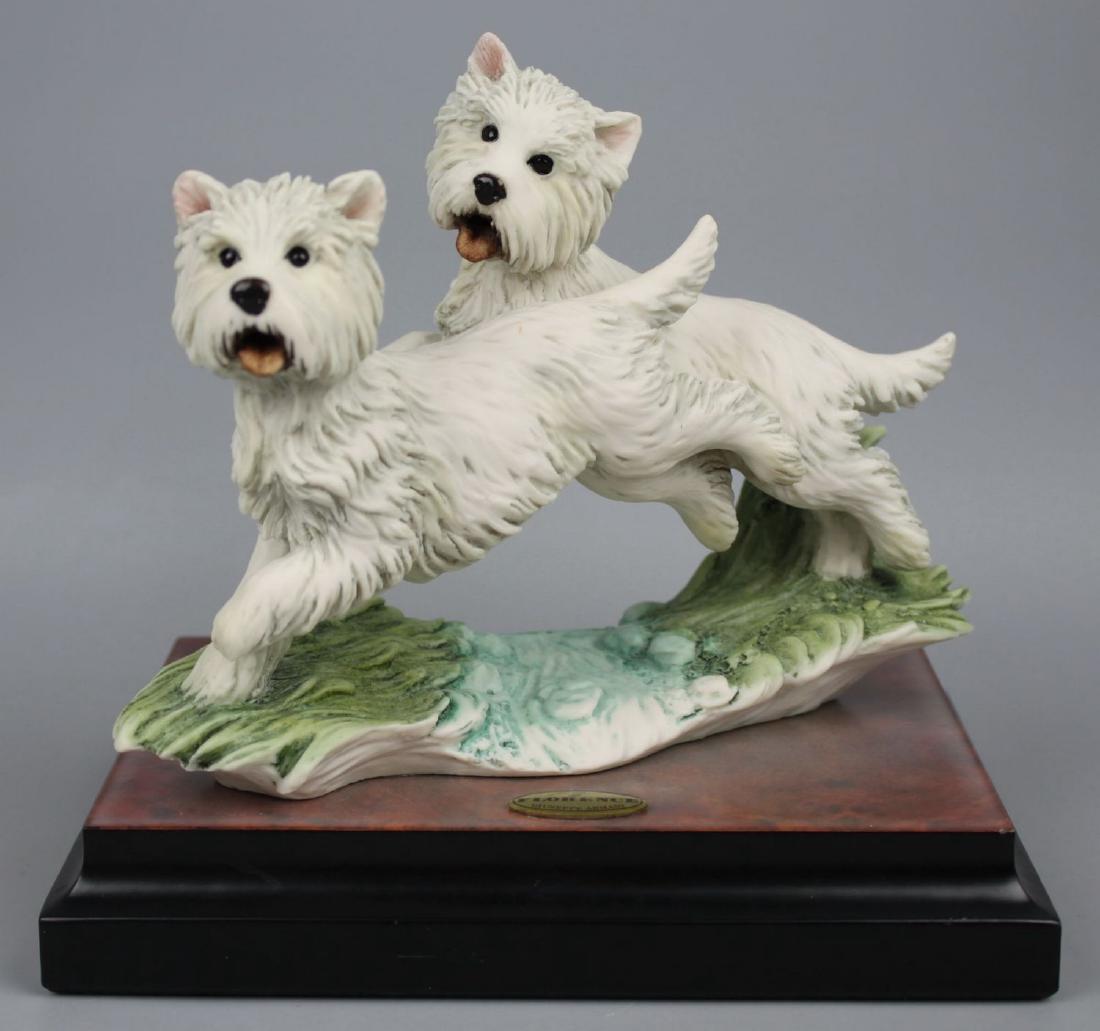 Giuseppe Armani Figurine Dogs "Westies" (1 of 10)