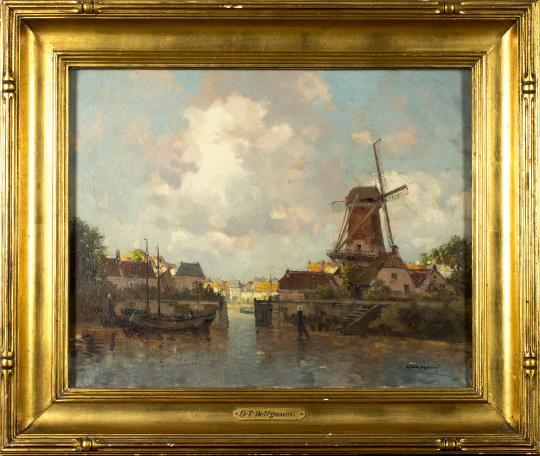 Gerardus Johannes Delfgaauw (Holland,1882-1947) oil on (1 of 10)