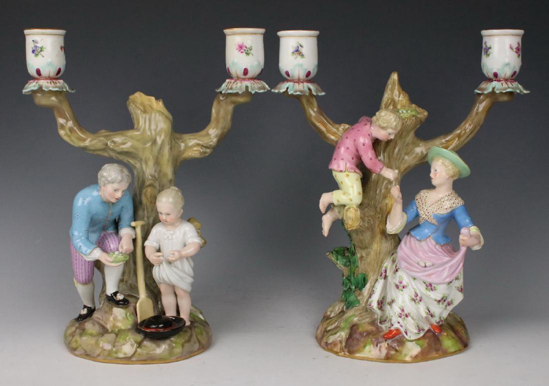 Meissen pair of figurines 1153 & 1160 "Egg Pickers" (1 of 10)