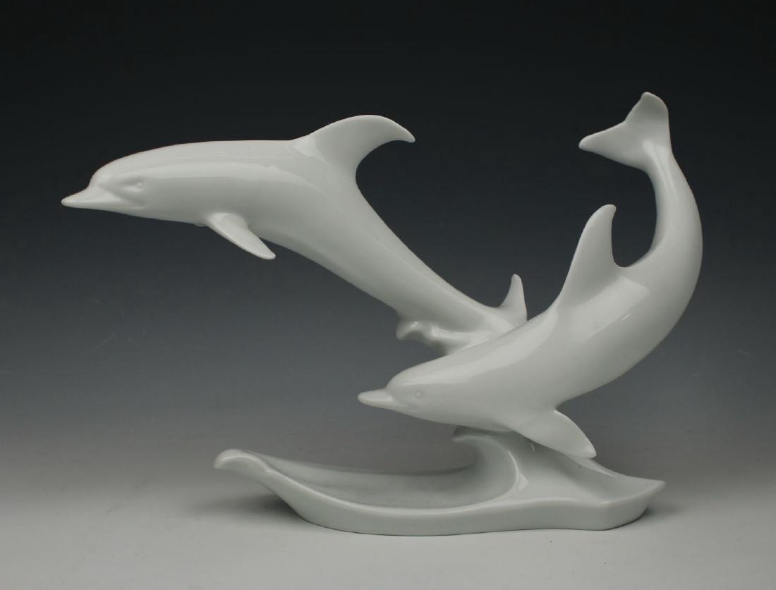 Kaiser Porcelain figurine "Two Dolphins" (1 of 10)