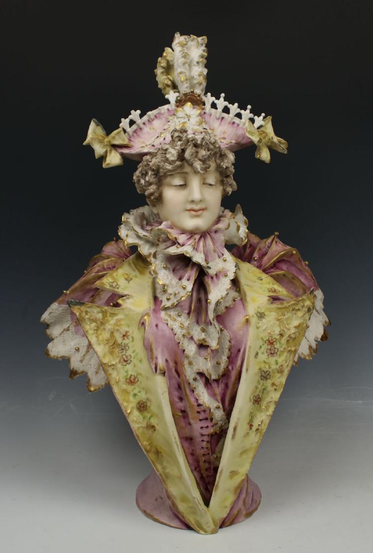 Amphora Turn Teplitz Figurine 1166 "Bust of Man" (1 of 10)