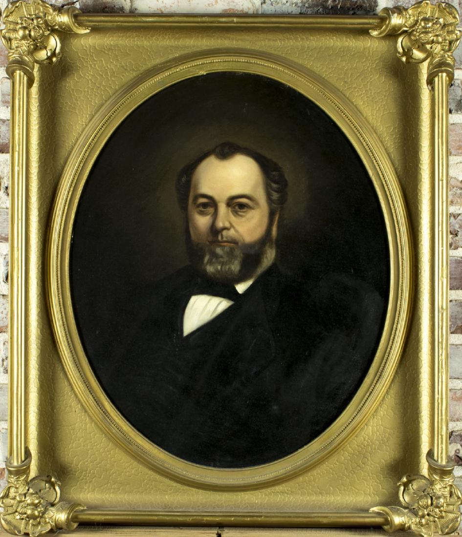 19C American Portrait Painting oil on canvas (1 of 10)