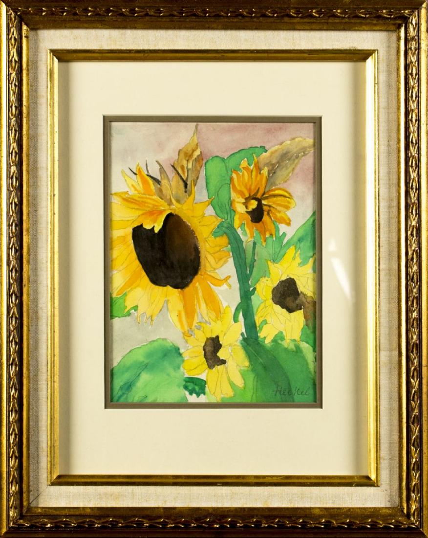 Erich Heckel (Germany,1883-1970) watercolor on paper (1 of 9)