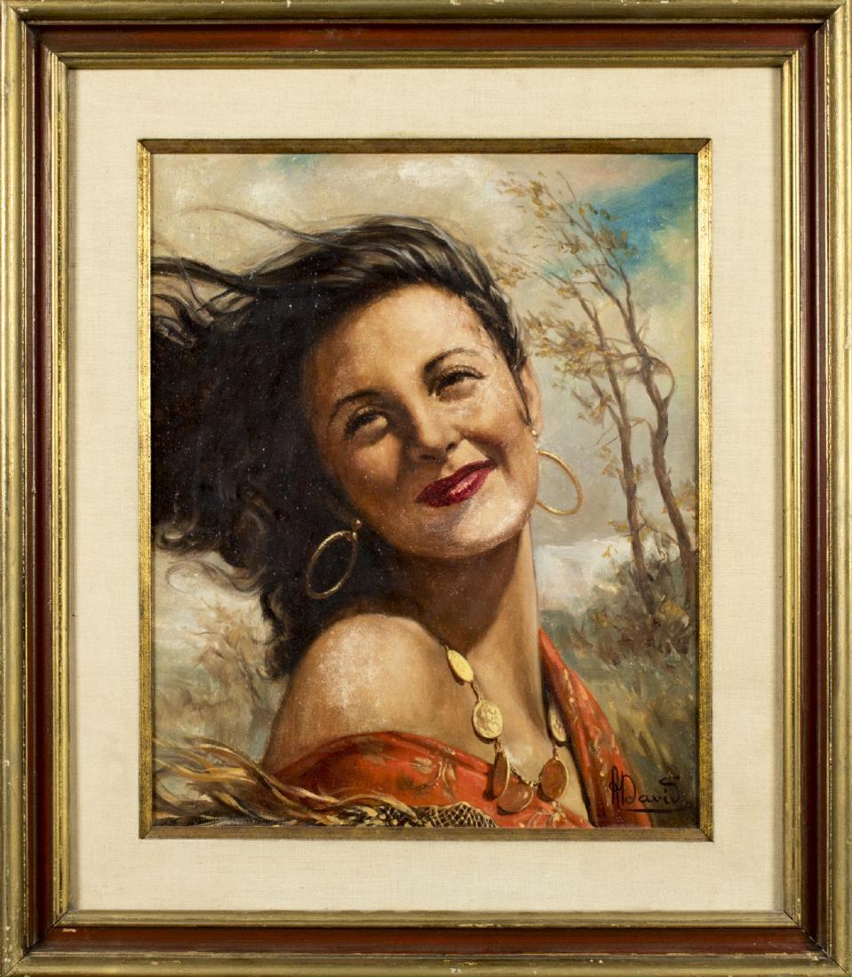 Andras David (hungarian,born 1883) oil on board (1 of 10)