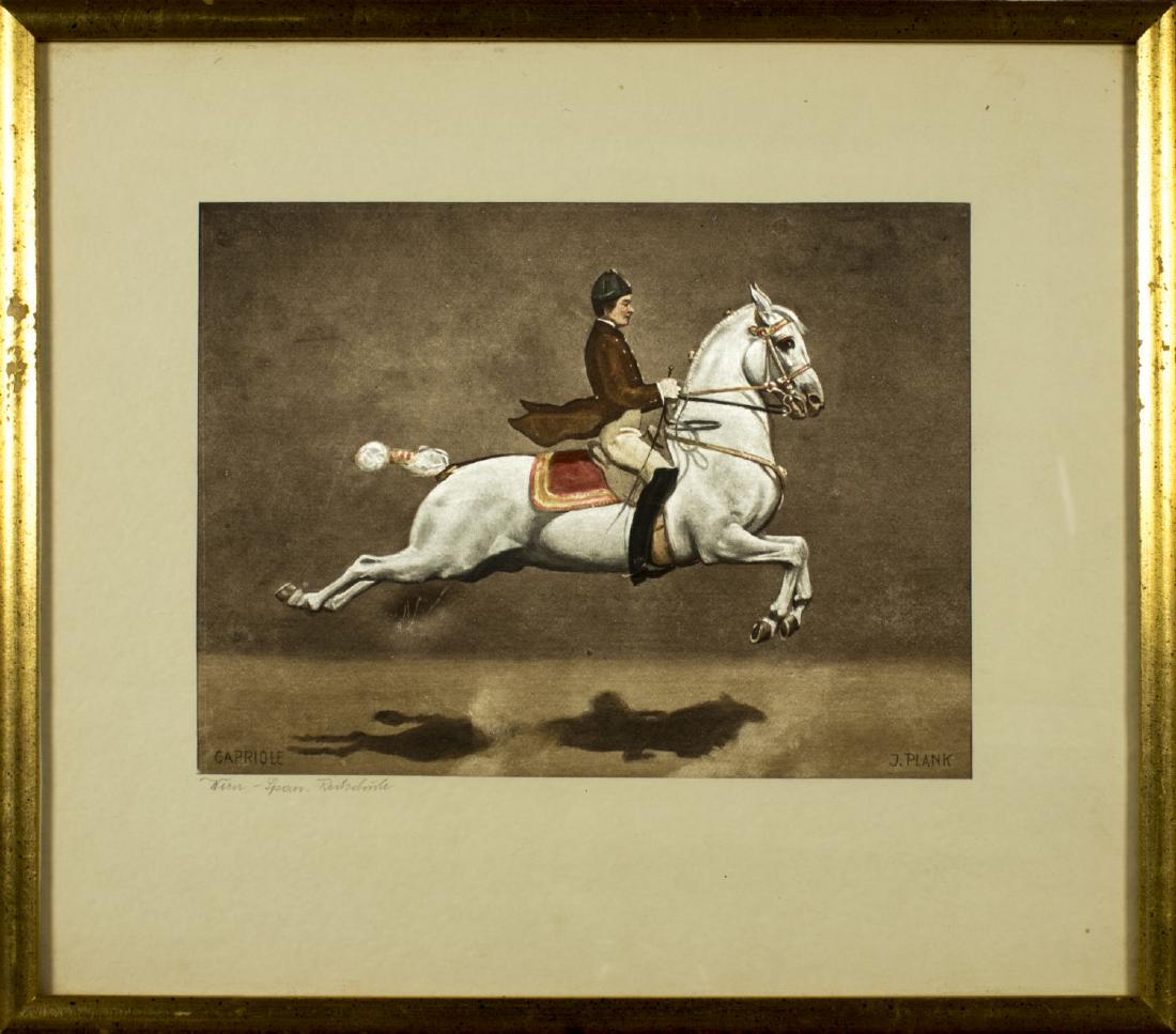 Josef Plank (Austria,born 1900) watercolor on silk (1 of 10)