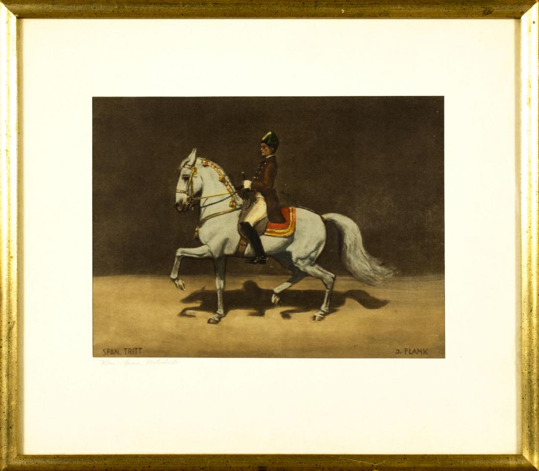 Josef Plank (Austria,born 1900) watercolor on silk (1 of 10)