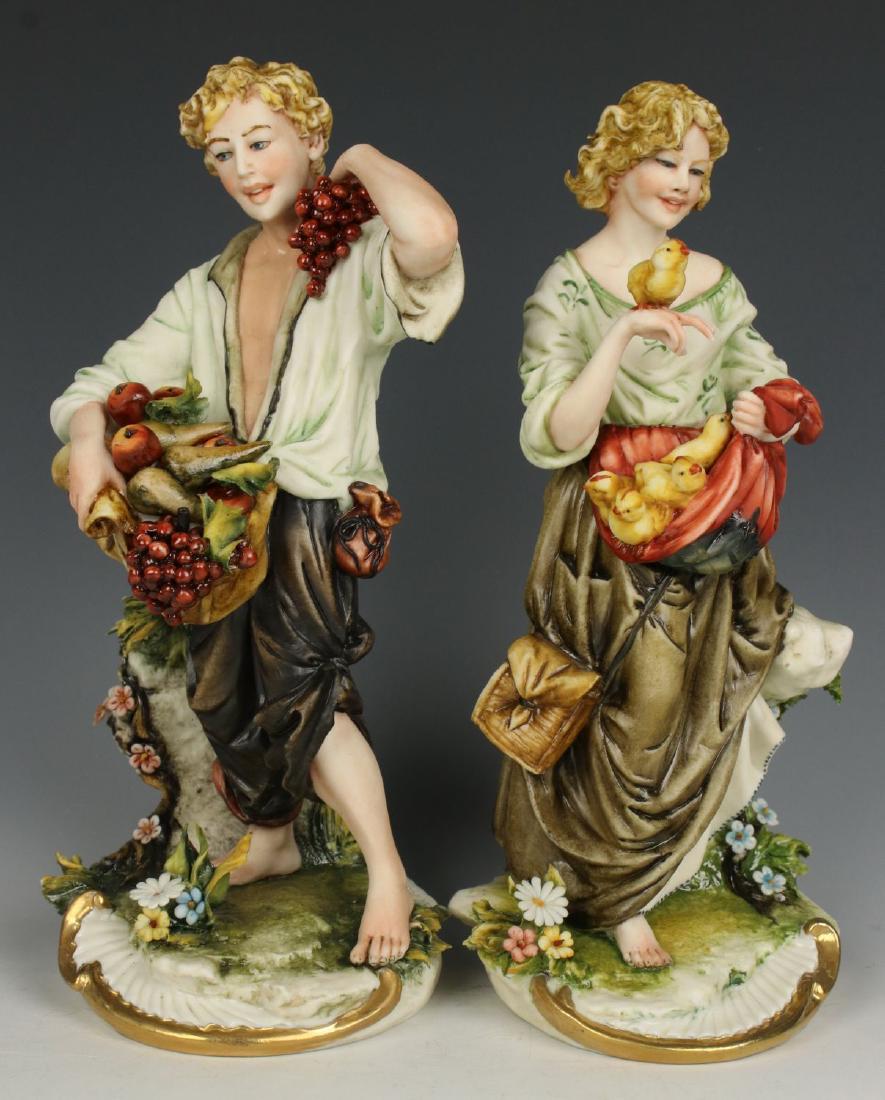 Capodimonte Luciano Cazzola 2 figurines "Girl with (1 of 10)
