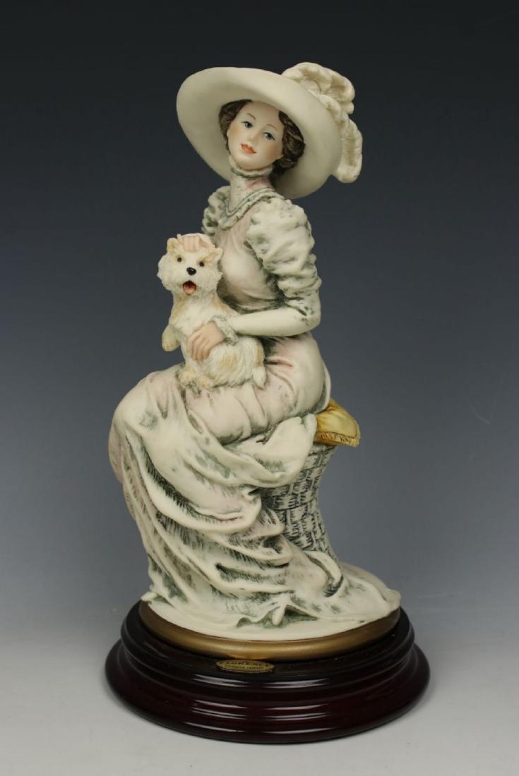 Giuseppe Armani Figurine "Lola": MANUFACTURE: Florence - Giuseppe Armani (Italy) NAME: Lola NUMBER: 719Ð¡ ISSUED: 1998 CONDITION: Excellent. No chips, no cracks. NO BOX. HEIGHT: 8 1/2 inch / 21 cm WIDTH: 4 1/2 inch / 11 cm DEEP: 4