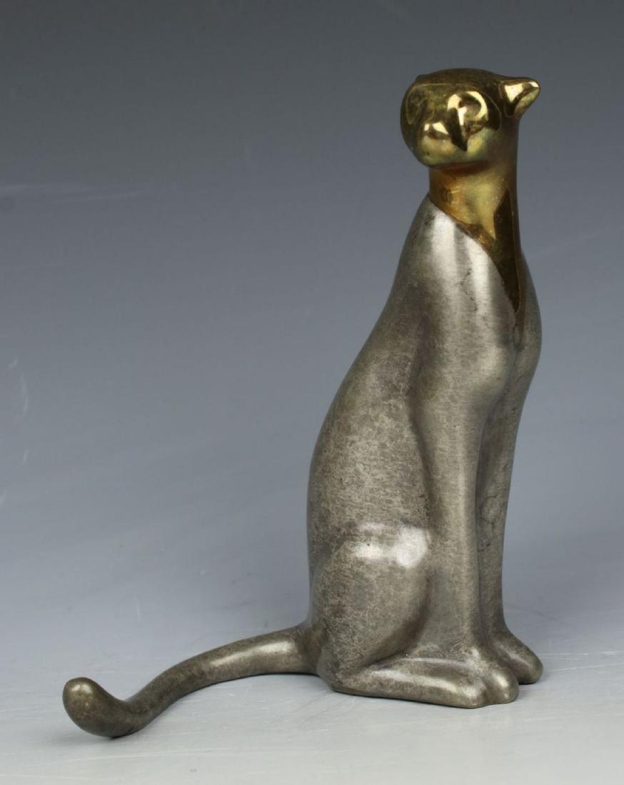 Loet Vanderveen bronze figurine "Cheetah Seated" (1 of 10)