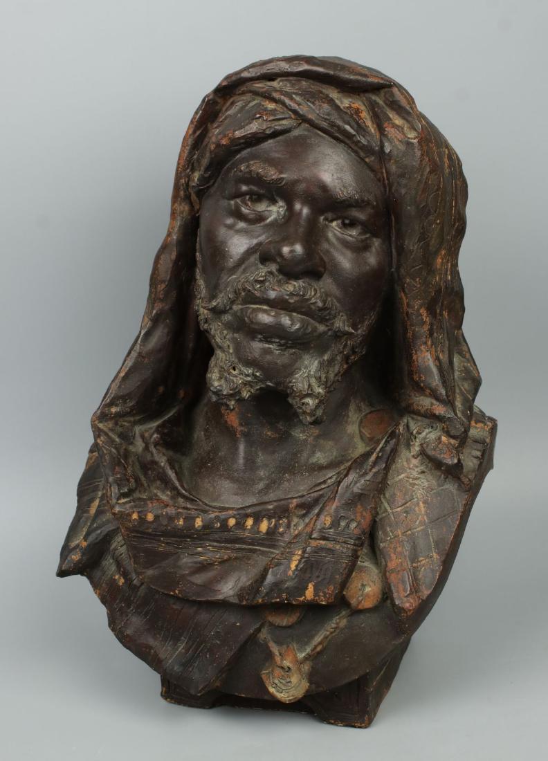 Tasso antique Italian terracotta orientalist figurine (1 of 10)