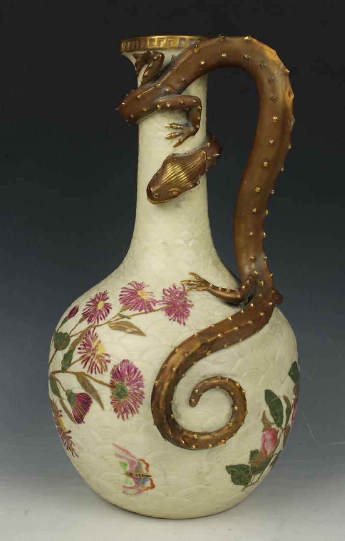 19C Royal Worcester 260 Dragon Handle Ewer (1 of 10)