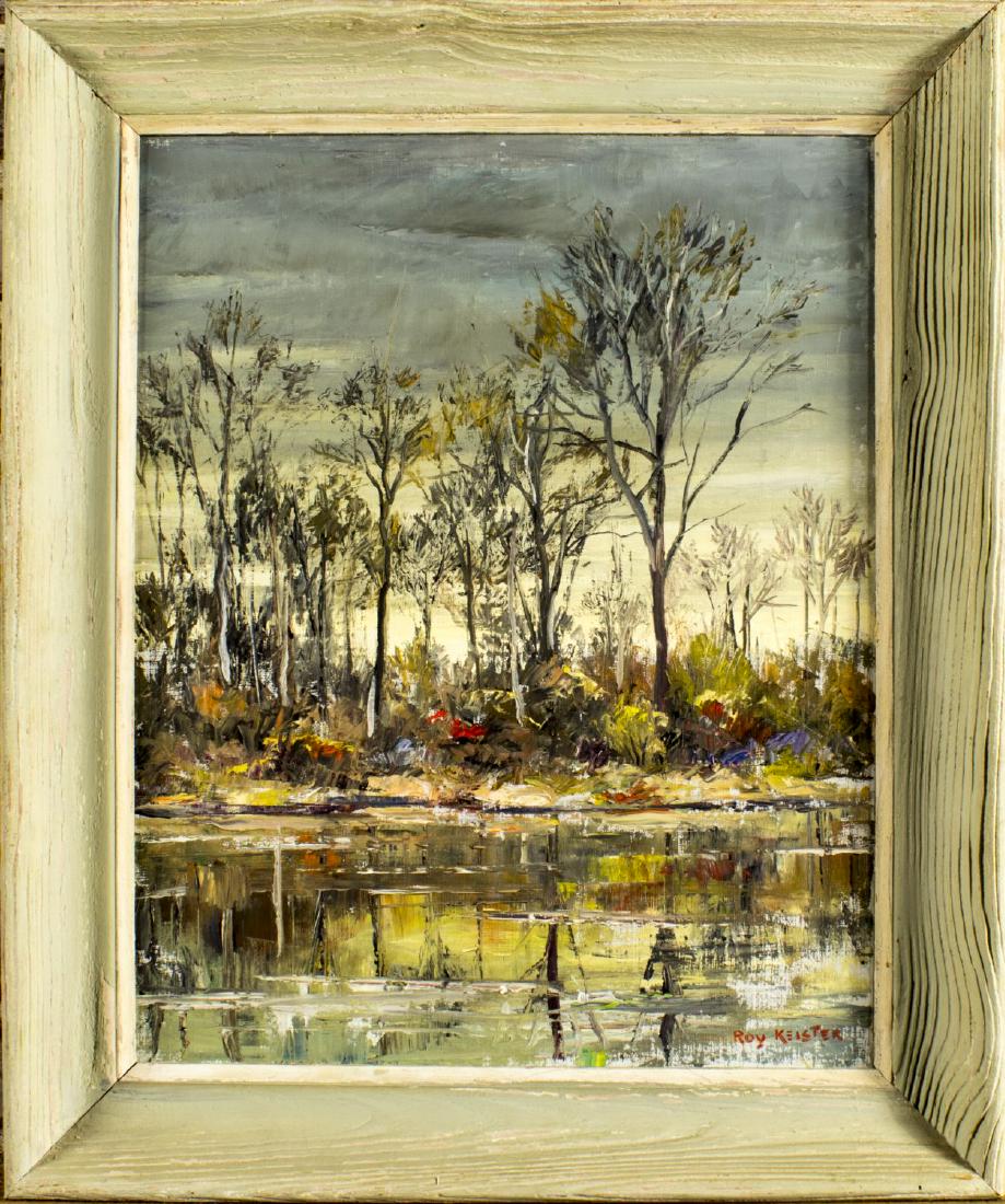 Roy Chester Keister (IL,OH,TX,CA,1886-1983) oil (1 of 10)