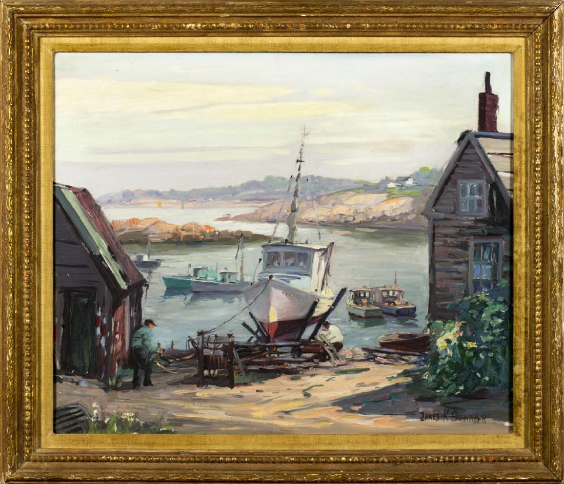 James King Bonnar (MA,1883-1961) oil on canvas (1 of 10)