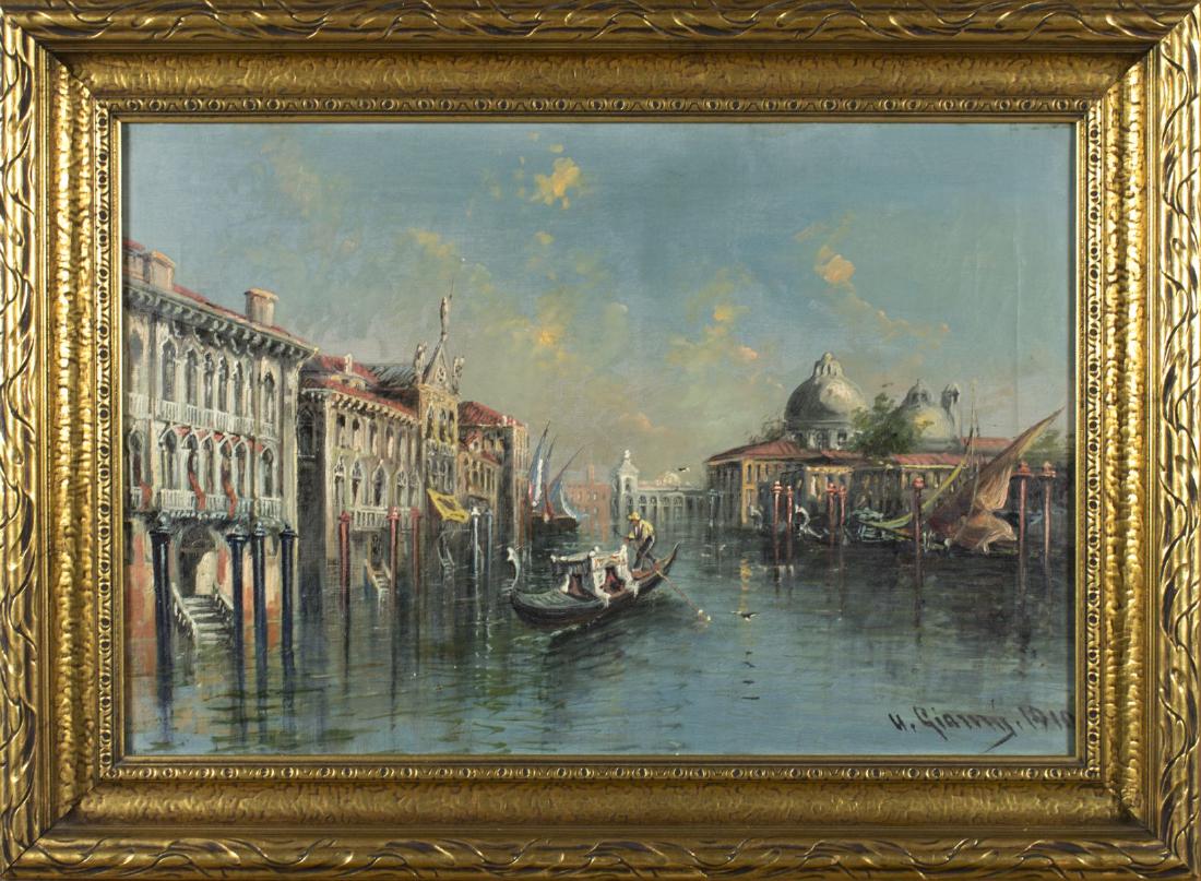 Umberto Gianni (Italy,19/20C) oil on canvas (1 of 10)