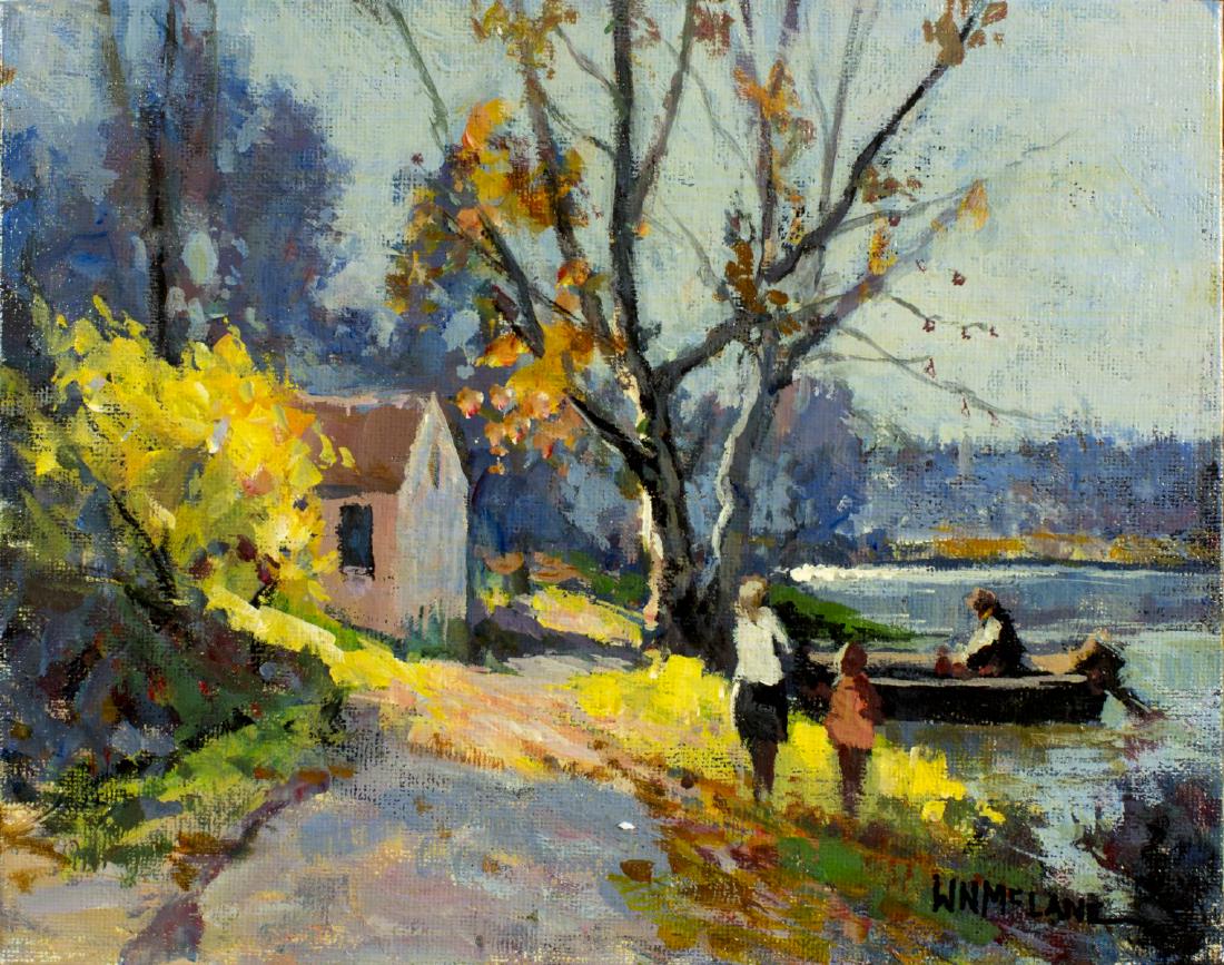 William McLane (MA,born 1951) oil painting (1 of 10)