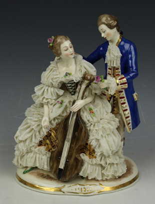 vintage porcelain figurines miniatures