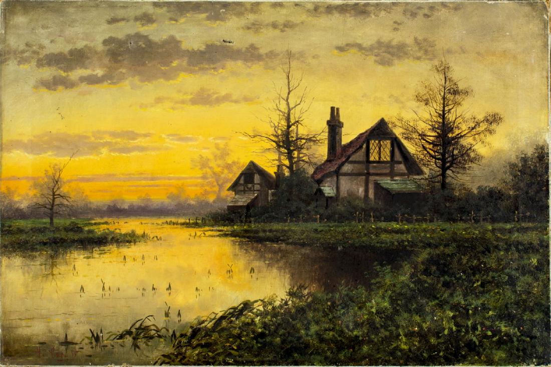 John H Cole (UK,born 1895) oil painting antique (1 of 10)