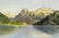 M K Milligan (Swiss,19/20C) watercolor painting antique - 4