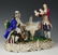 Dresden Volkstedt lace figurine "Musical Trio" - 6