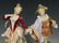 19C Dresden Volkstedt figurines "Boy & Girl Dancing" - 3
