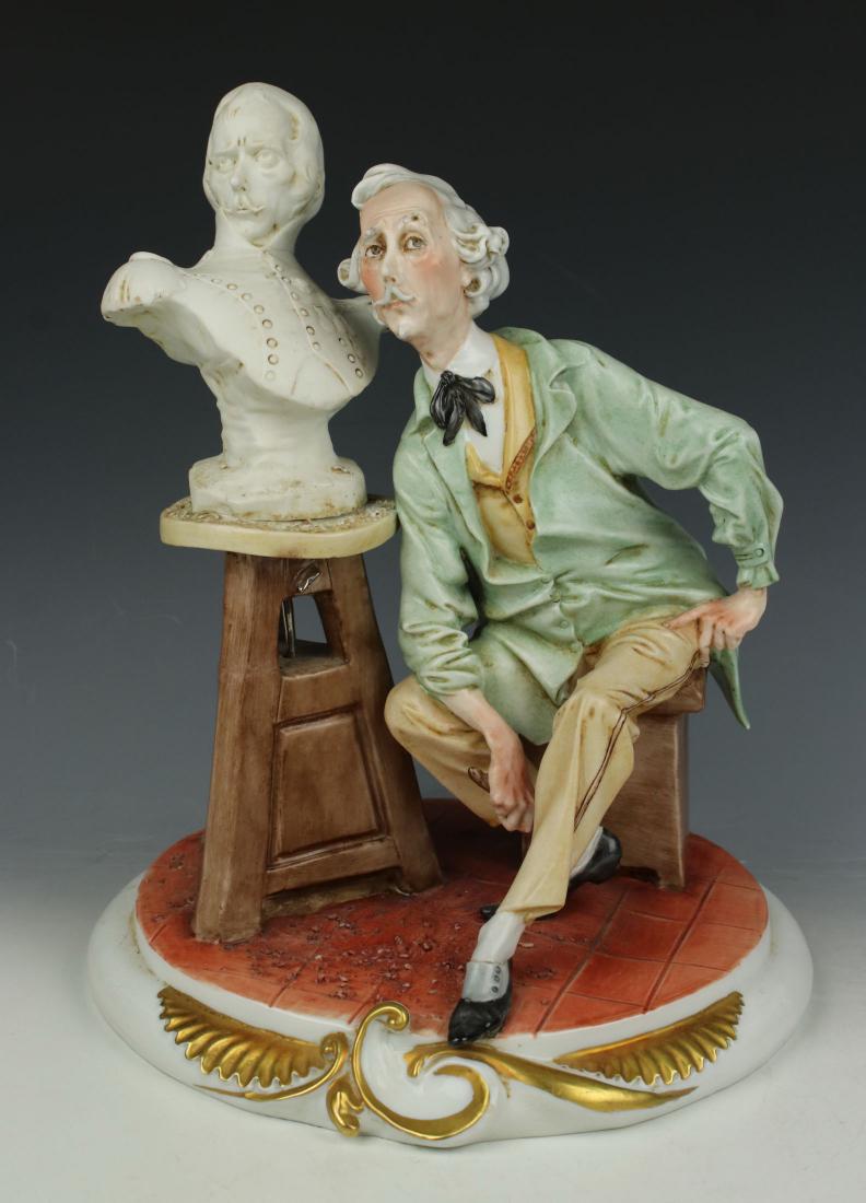 Capodimonte Giuseppe Cappe Figurine "The Sculptor" (1 of 10)