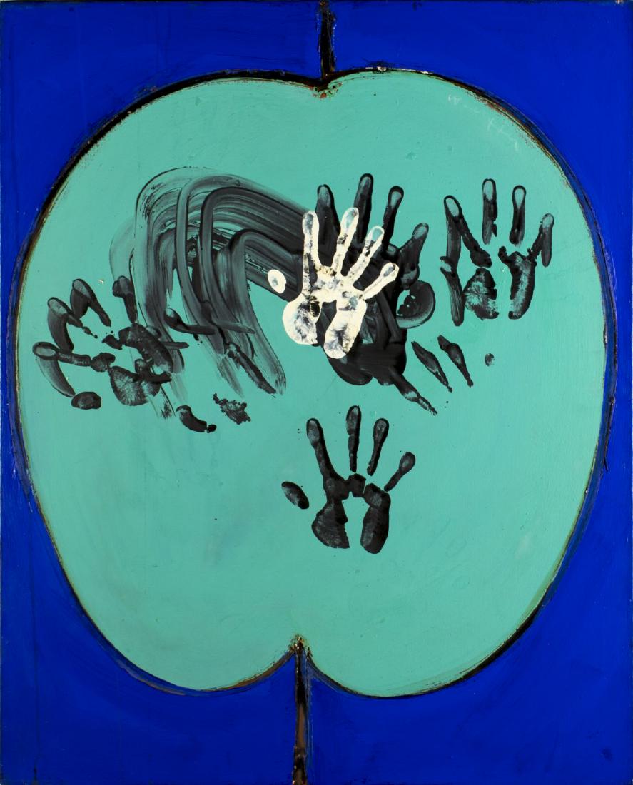 Emerson Woelffer (CA,IL,1914-2003) oil painting (1 of 10)