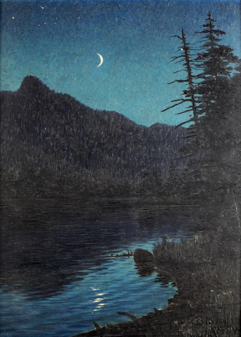 Robert Lindneux (CO,1871-1970) oil painting antique (1 of 10)