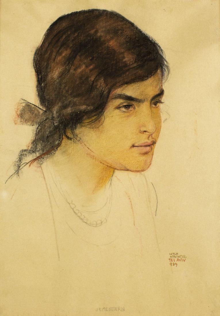 Wilhelm Wachtel (NY,Poland,1875-1942) watercolor (1 of 10)