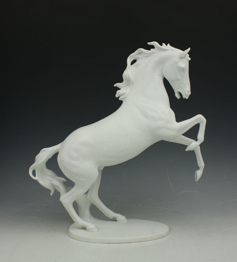 Kaiser Porcelain figurine 380 Rearing Horse "Meteor" (1 of 10)