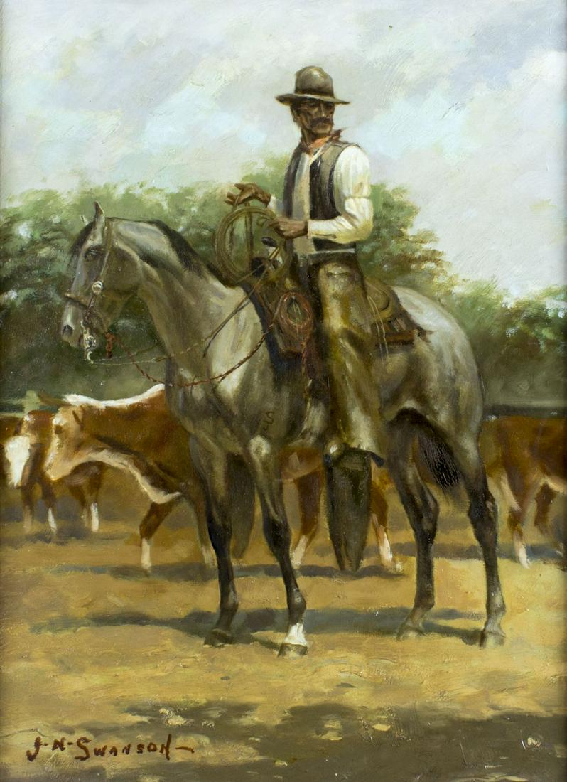 Jack Swanson (CA,MN,1927-2014) oil painting (1 of 10)