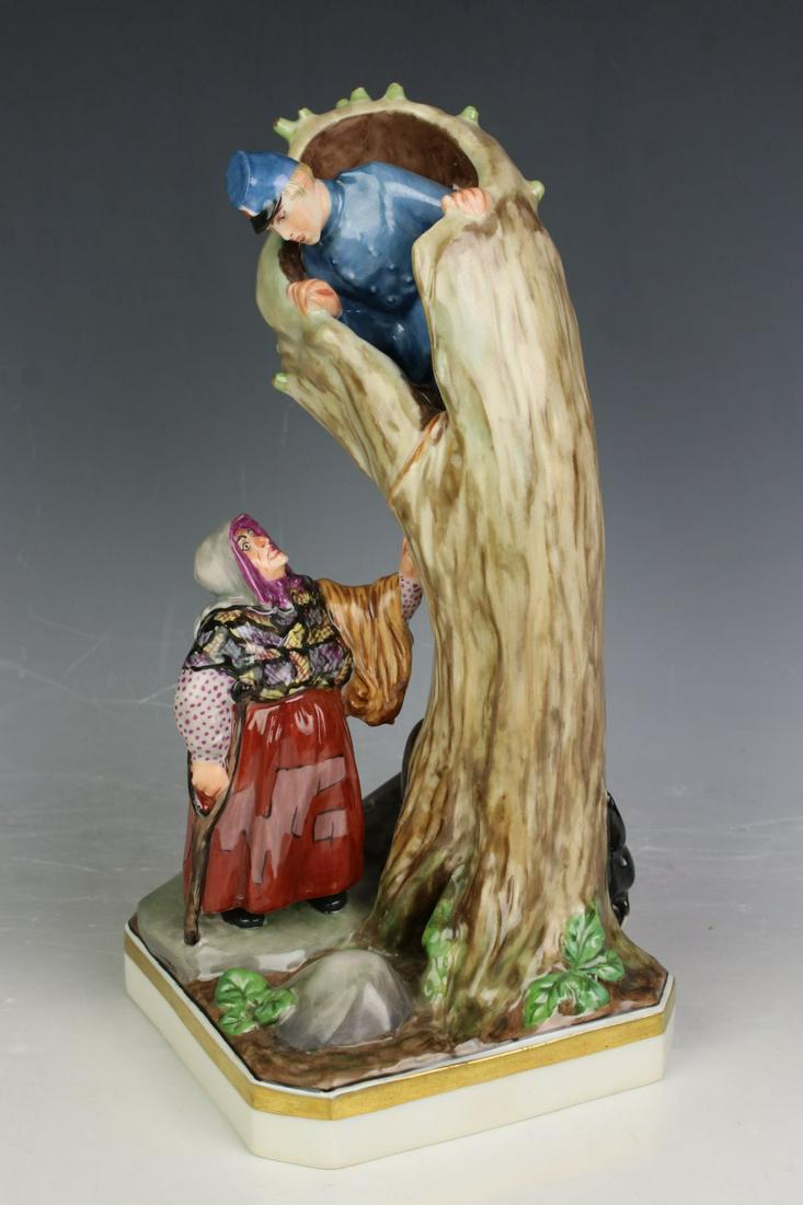 Bing and Grondahl figurine 8051 "Tinder Box" overglaze (1 of 10)
