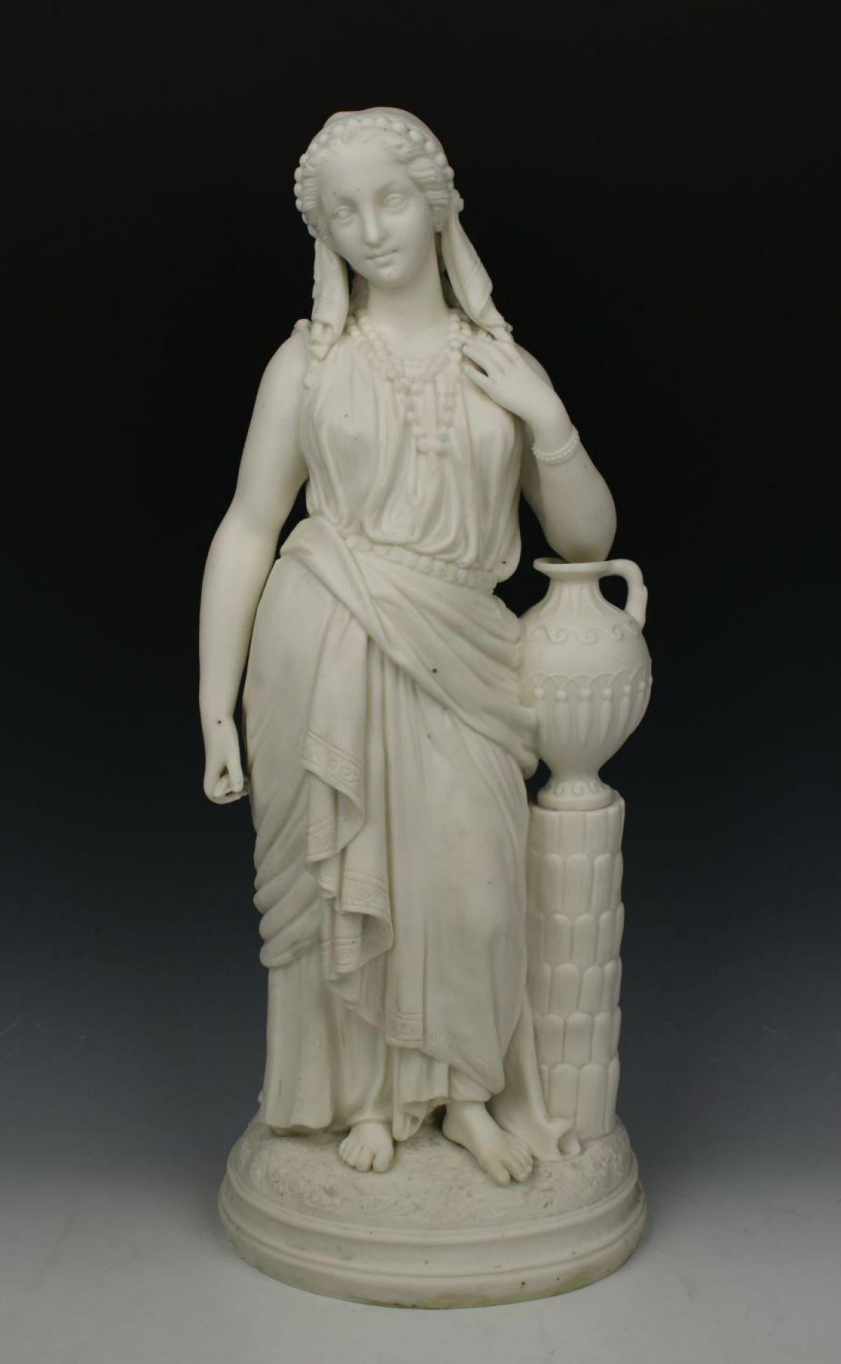 19C English parian figurine "Rebecca at the Well" (1 of 10)