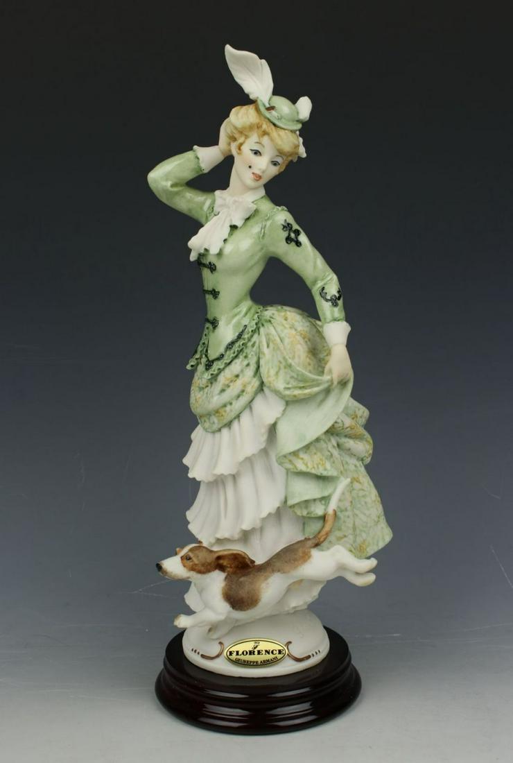 Giuseppe Armani Figurine 298C "Little Surprise": MANUFACTURE: Florence - Giuseppe Armani (Italy) NAME: Little Surprise NUMBER: 298C ISSUED: 1995 CONDITION: Excellent. No chips, no cracks. IN ORIGINAL BOX. HEIGHT: 10 3/4 inch / 27 cm WIDTH: 4 inch / 