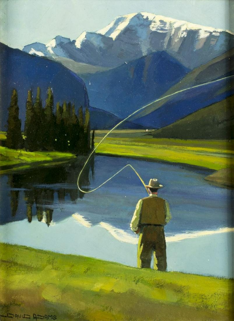 David Adams (US,20/21C) oil painting (1 of 10)