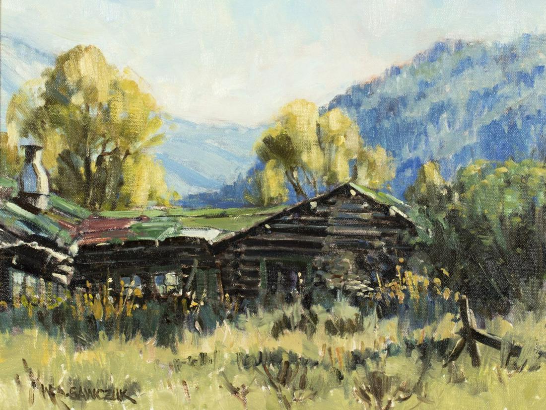 Bill Sawczuk (WY,MI,born 1945) oil on canvas (1 of 10)