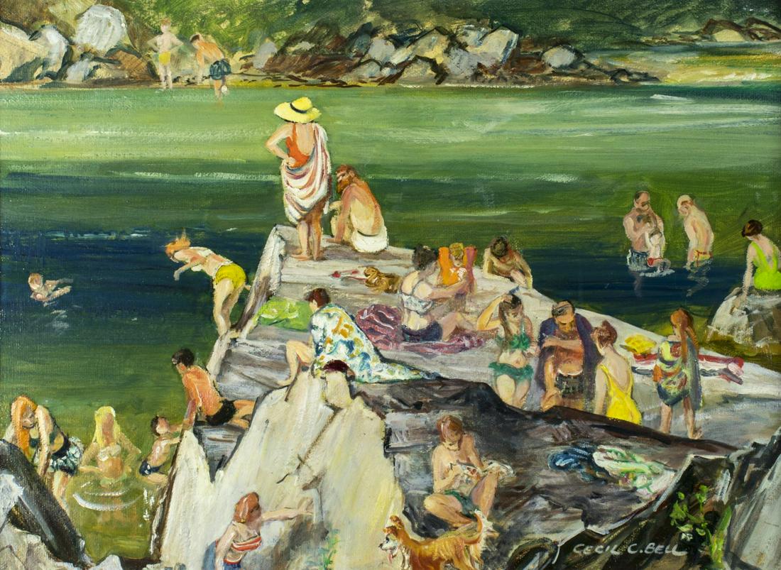 Cecil Crosley Bell (WA,NY,1906-1970) oil painting (1 of 10)