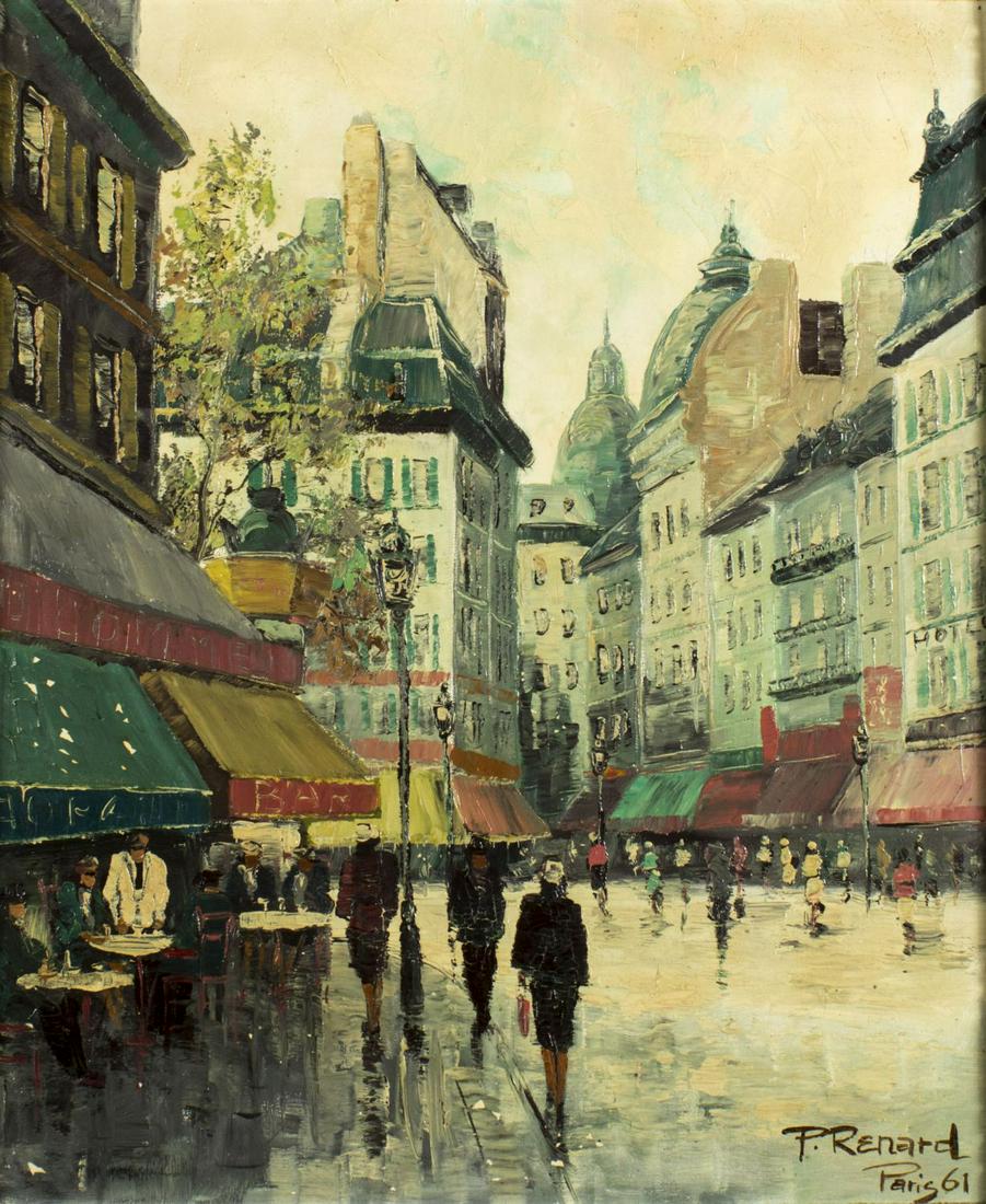 Paul Renard (french,1941-1997) oil painting (1 of 10)