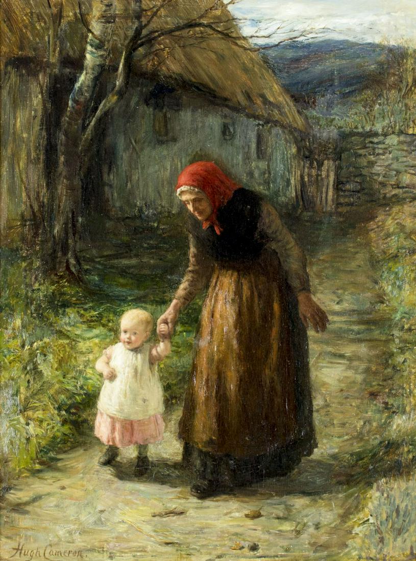 Hugh Cameron (Scotland,UK,1835-1918) oil painting (1 of 10)
