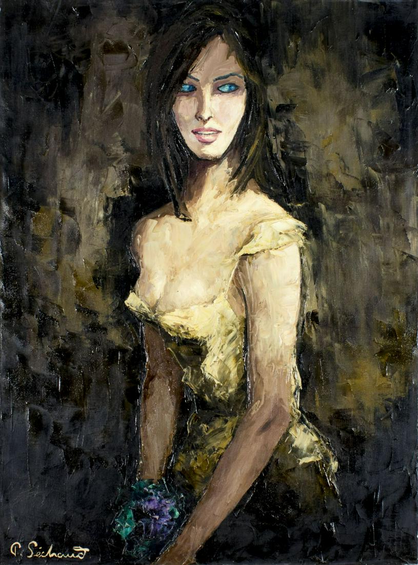 Paul Sechaud (Swiss,1906-1982) oil painting (1 of 10)