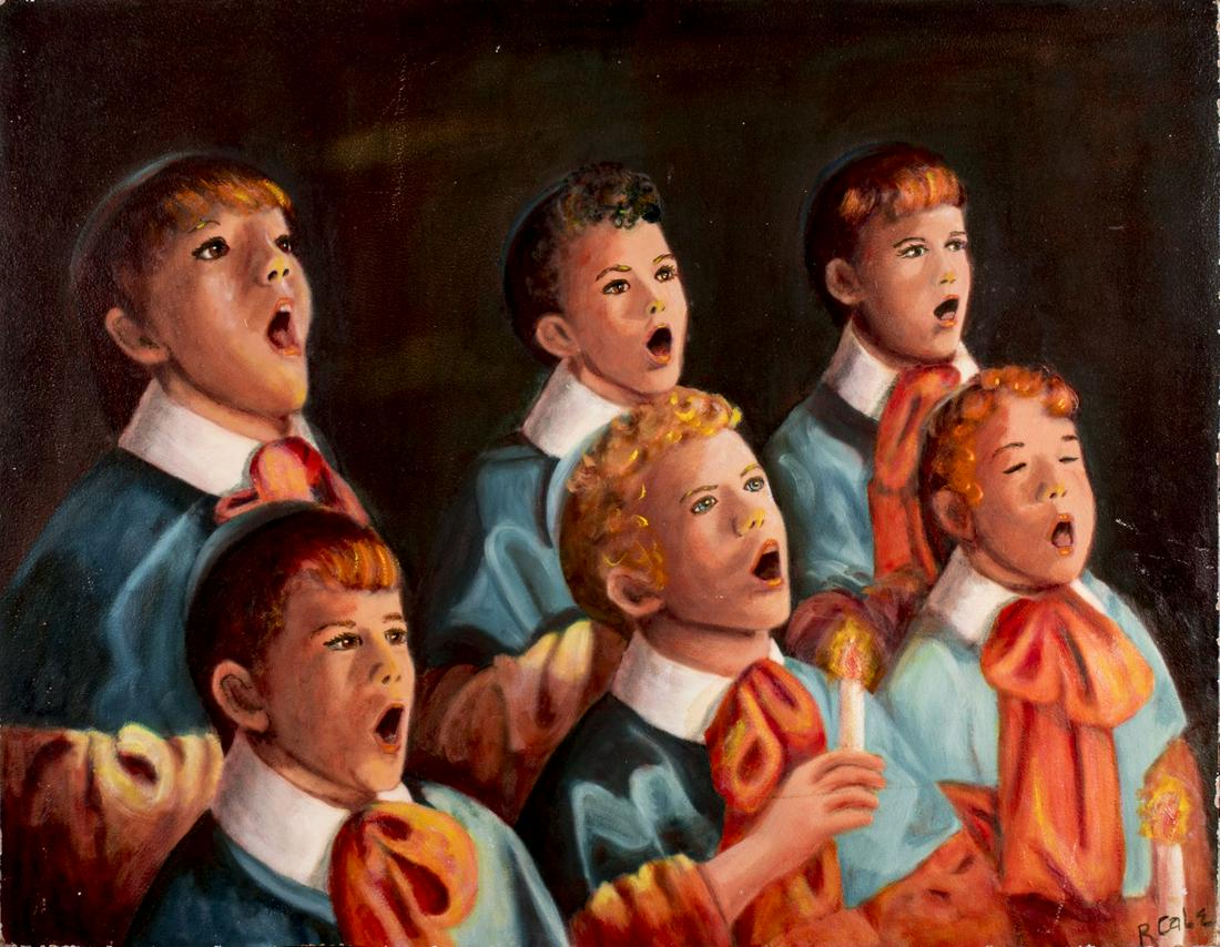 R. Cale (Sweden, 20C) oil painting (1 of 10)