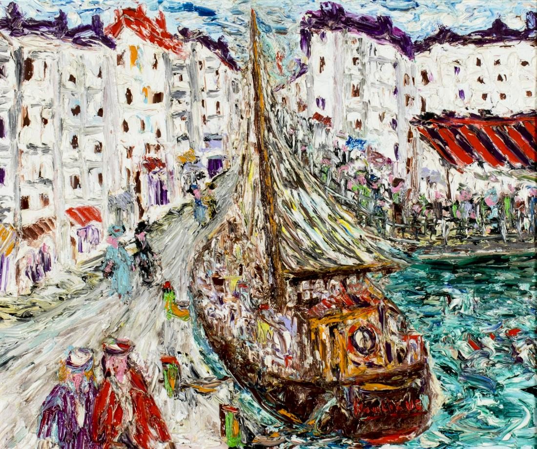 Michel Kouliche (FL,France,1922-2010) oil painting (1 of 10)