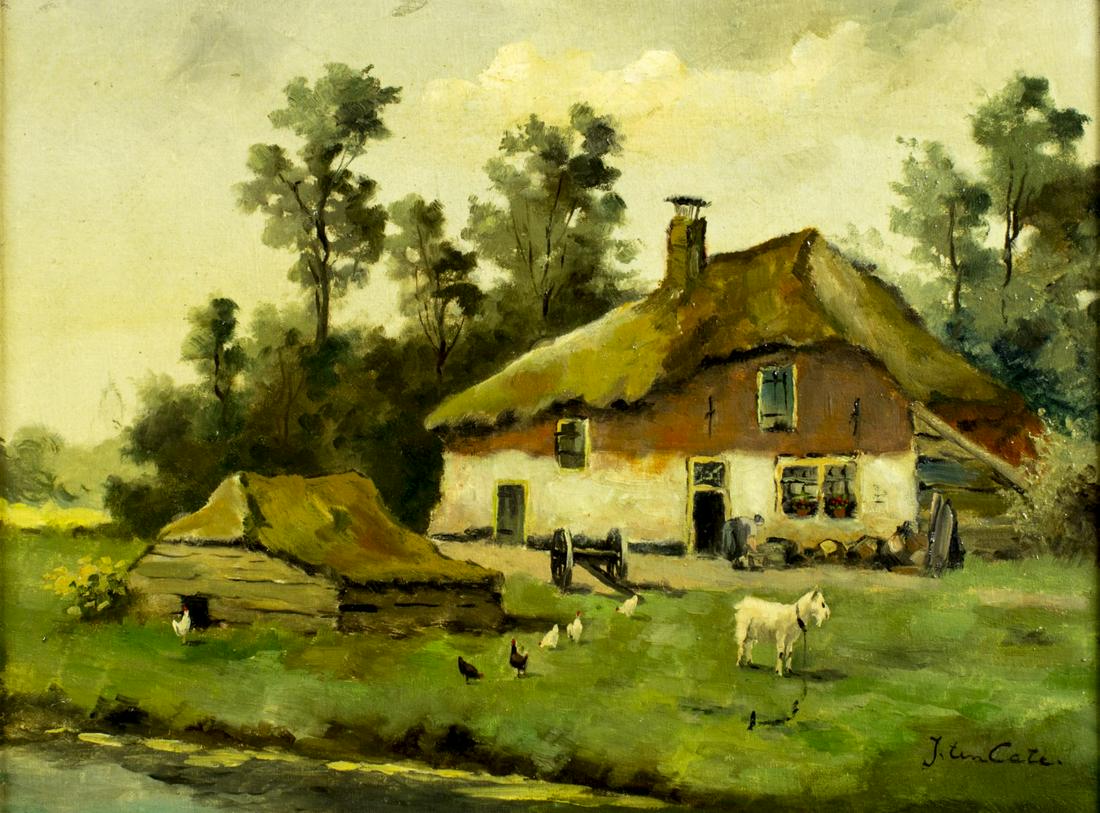 Hendrik Jan Ten Cate (dutch,1867-1955) oil painting (1 of 10)