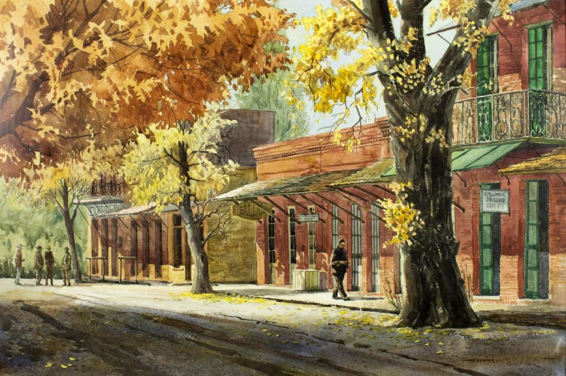 James Kramer (NM,OH,born 1927) watercolor on paper (1 of 10)