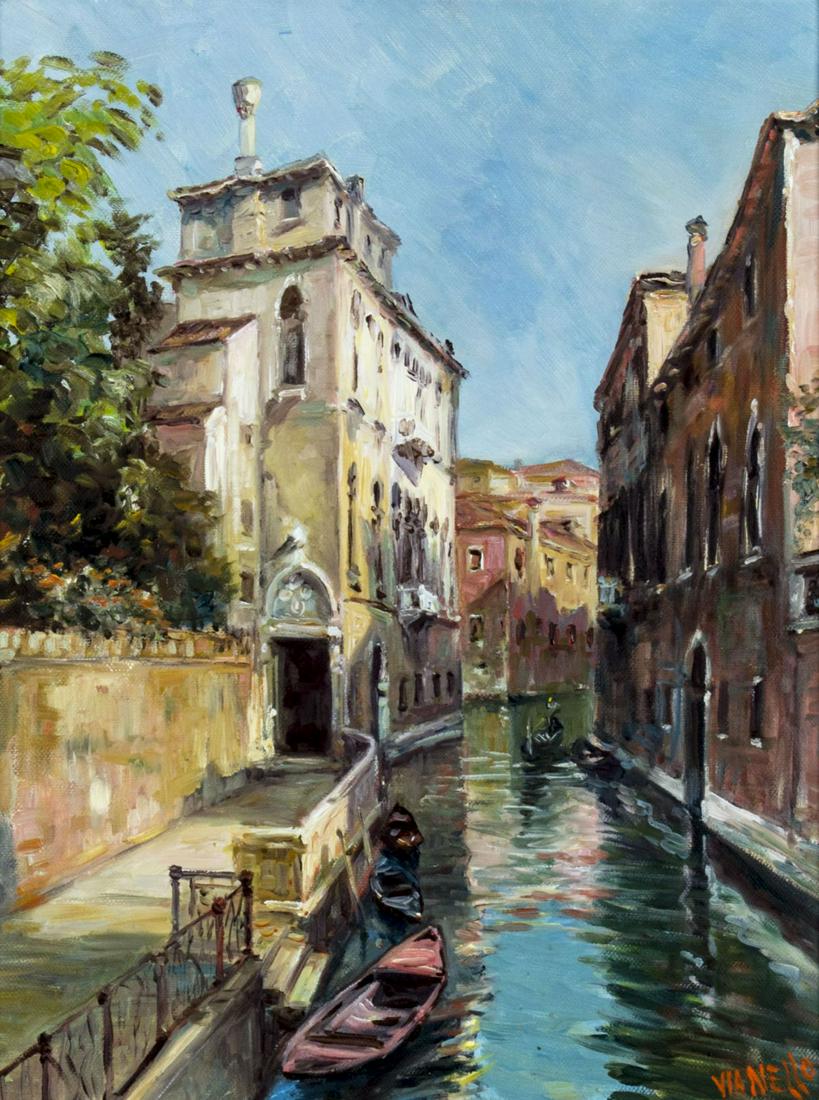 Marcello Vianello (Italy,1909-1985) oil painting (1 of 10)